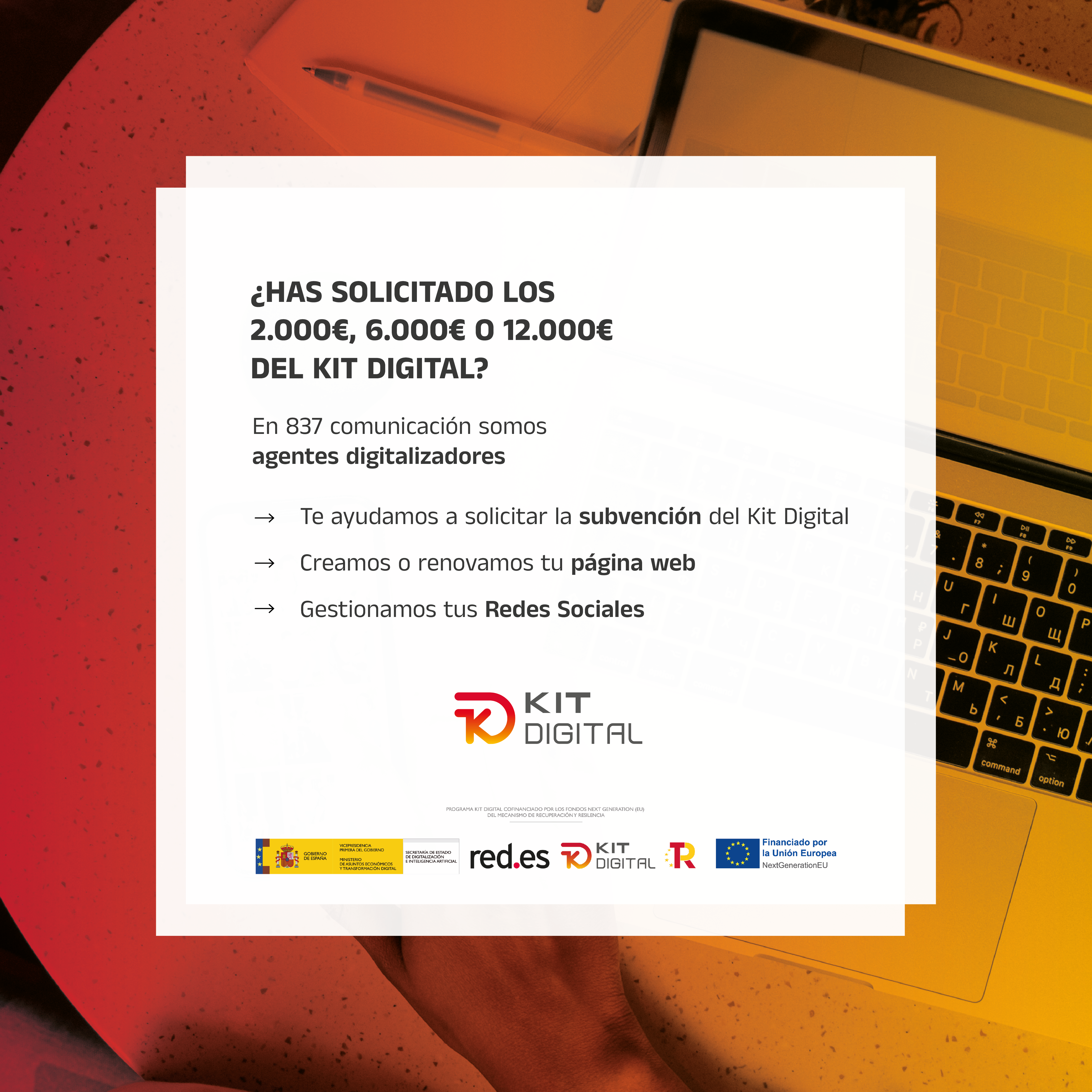 Kit digital - 837 Comunicación y Publicidad